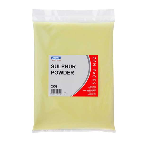 Vetsense Gen Packs Sulphur Powder