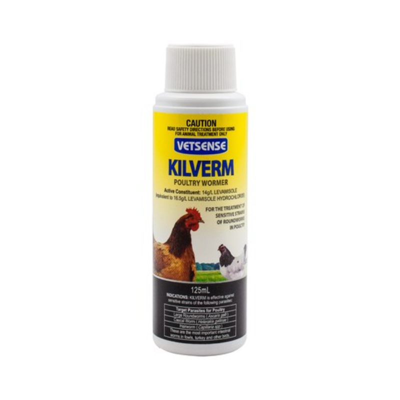 Vetsense Kilverm Pig & Poultry Wormer 125mL