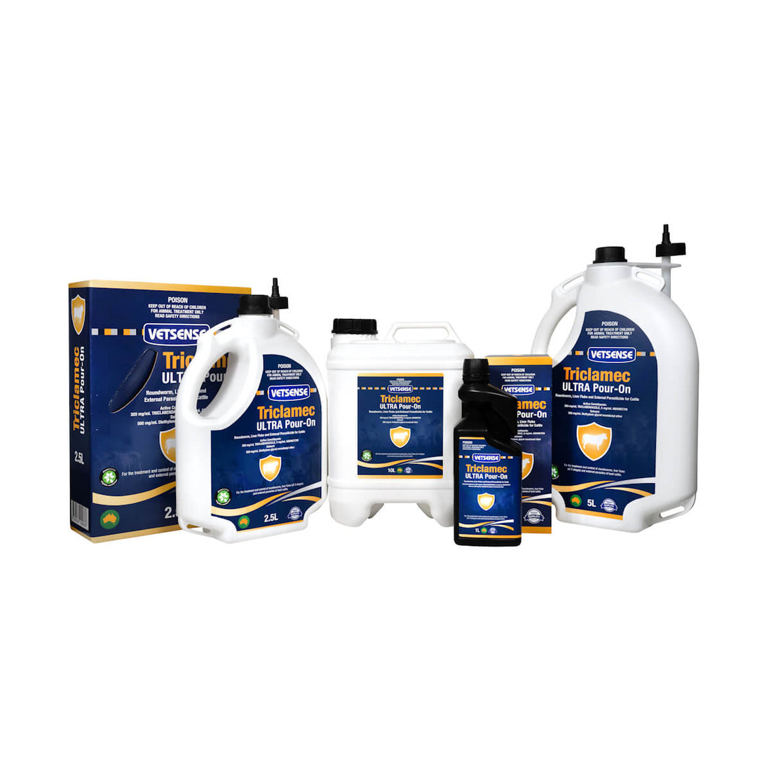Vetsense Triclamec Ultra Pour-On for Cattle
