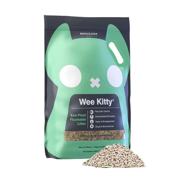 Wee Kitty Eco Plant Tofu and Wheat litter