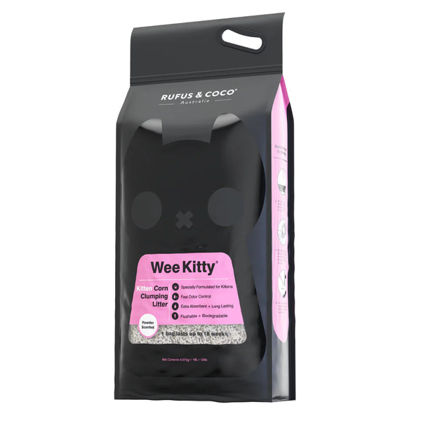 Wee Kitty Kitten Corn Clumping Litter