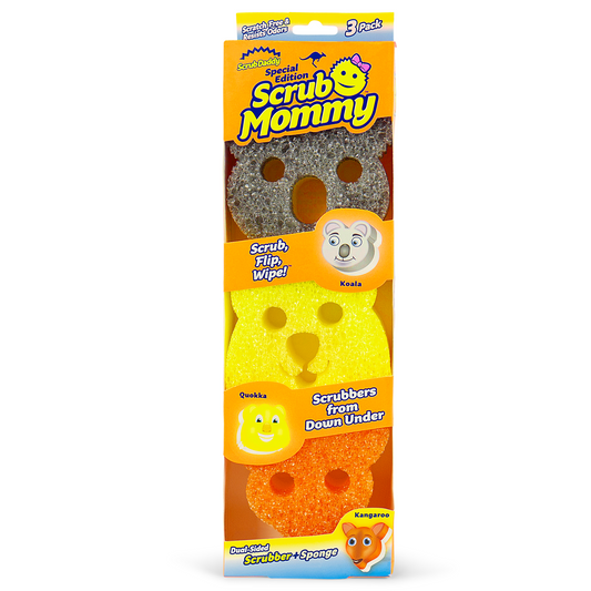 Scrub Mommy Aussie Shapes 3 Pack